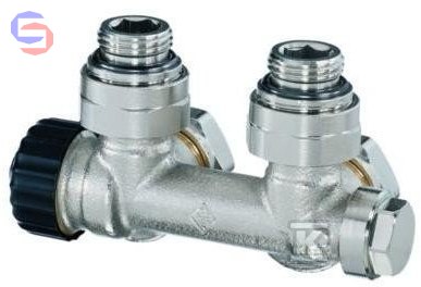 IMI HEIMEIER Multilux Zawór termostatyczny 2-rur 1/2" niklowany kątowy