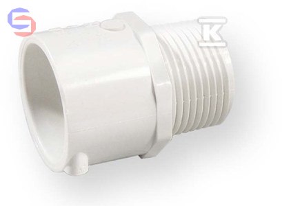 NIBCO Złączka z gwintem wkrętna KW/GZ PVC-U 1 1/2" 436-015