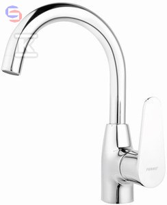 FERRO ALGEO Bateria Umywalkowa Stojąca Obrotowa Chrom