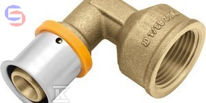 KAN-therm ultraPRESS Kolano 20x2 mm G3/4 GW mosiężne zaprasowywane