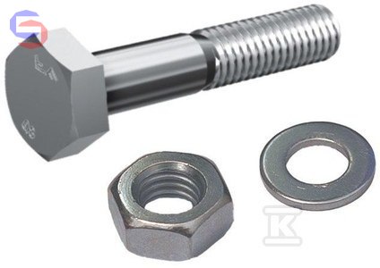 ONNLINE KPL 4szt Śrub M20x140 Stal 1,88kg