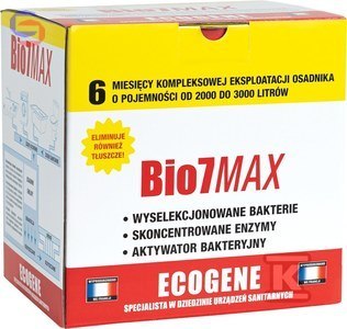 GRAF BIO7 MAX Preparat biopreparat do oczyszczalni 6m 1.13kg