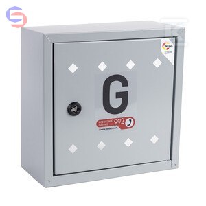 WEBA Szafka gazowa natynkowa 300x320x178mm popielata