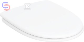 KOŁO SOLO Deska sedesowa Duroplast 445x370x50mm 2.2kg