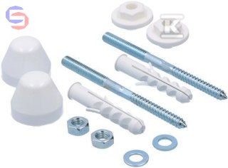 ONNLINE Śruby mocujące pisuaru białe 0,05x0,09x0,15m 0,176kg