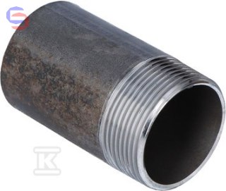 GELDBACH Sztucer czarny gwint jednostronny 6/4" L=80mm stalowy