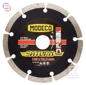 HOME TOOLS TAR.DIAM.SEGMENT 125MM SATURN Tarcza diamentowa 125mm 0.156kg
