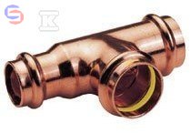 CONEX BPRESS GAS 5000 Trójnik redukcyjny 18x15x18 mm CU