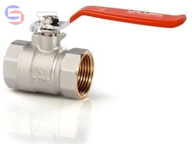 VALVEX ORO Zawór kulowy niklowany GW/W 1/2" dźwignia stalowa
