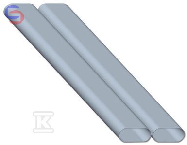 ZEHNDER ONFLOOR-PŁASKI Kanał podwójny CK 300 0,33x0,07x1,5m 2,3kg