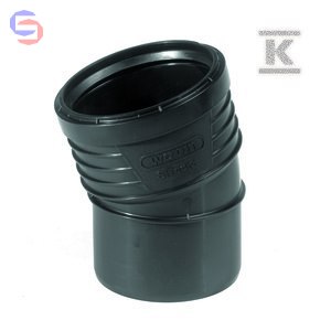 Wavin SITECH+ Kolano PP-HT 75/15° czarne 75mm