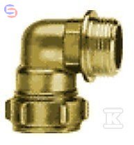 CONEX COMPRESSION Kolano mosiężne 15x3/4 zaciskowe