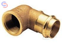 CONEX B PRESS Kolano 90° GW 15x1/2 Cu miedź