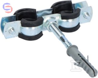 OPAL Obejma metalowa 3/8" (10mm) 15-19 mm z wkładką EPDM