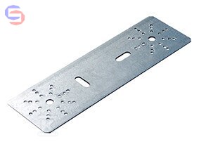 Wavin Tigris Płytka montażowa pod baterię płaska 0,22kg 216x65x3mm + 6 wkrętów