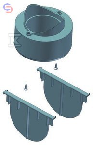 HAURATON TOP X Zestaw montażowy RECYFIX 0,08x0,13x0,22m 0,13kg