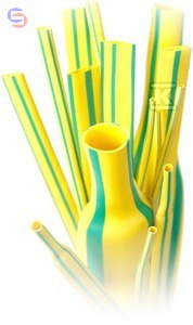 ONNLINE RTS 2,4/1,2 Żółto-zielona rurka termokurczliwa 1m