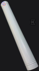 KRZYS-POL SKK Rura kominowa biała 80/125 L=500 mm kondens/turbo