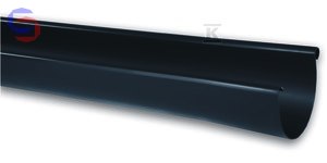 RYNNA DACHOWA PVC 125X3000 GRAFIT KACZMAREK