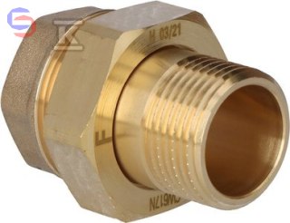 FERRO ONNLINE Śrubunek mosiężny 1" prosty z oringiem SGU7
