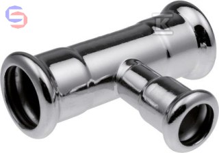 KAN-therm STEEL FITTINGS Trójnik redukcyjny 76,1x28x76,1 mm stal węglowa