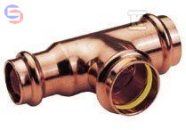 CONEX BPRESS GAS 22x15x15 mm Trójnik redukcyjny miedziany