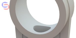 ONNLINE Uchwyt zwykły U-22 biały 100szt 0,004kg