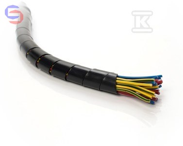 ONNLINE GST-4B Wąż spiralny czarny Ø4mm 10m