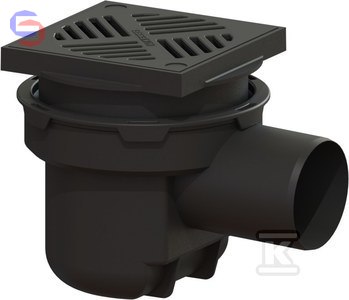 KESSEL Wpust podwórzowy z separatorem oleju DN100 klapy zwrotne 0.38x0.30x0.26m