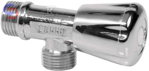 FERRO Zawór grzybkowy kątowy 1/2"x1/2" chromowany Z220