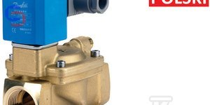 DANFOSS EV220B 25B NC Zawór elektromagnetyczny G1" mosiądz/EPDM 0,3-16 bar