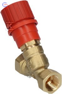 RESIDEO BRAUKMANN KOMBI 3+ Zawór równoważący DN15 czerwony 1/2"