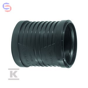 WAVIN SITECH+ Złączka dwukielichowa 160 mm czarna