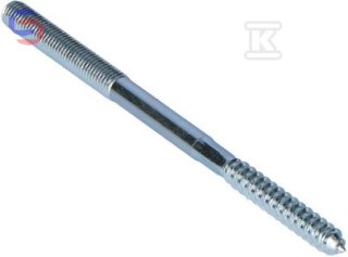 WALRAVEN BIS Śruba dwugwintowa M8x150mm stal ocynk