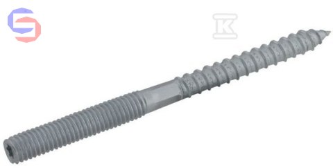 WALRAVEN BIS Śruba dwugwintowa M8x80 mm stal ocynkowana