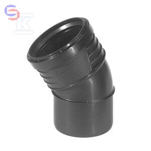 Wavin SITECH+ Kolano PP-HT 75/30° czarne 0.15x0.09x0.11m