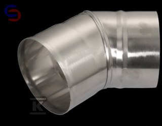 KRZYS-POL SJB Kolano kominowe 45° DN130 stal 0,33kg