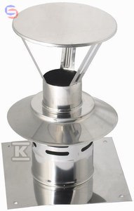 KRZYS-POL SKK Końcówka wylotowa pionowa 60/100 z płytą kondensacyjną