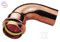 CONEX BPRESS GAS 5000 Łuk jednokielichowy 90° 28mm CU