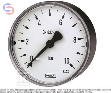 WIKA 111.12.063 Manometr M12x1,5 0-6 bar Tworzywo