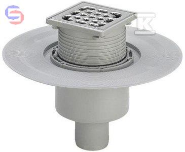 VIEGA Odpływ łazienkowy z rusztem nierdzewny DN 50 556914