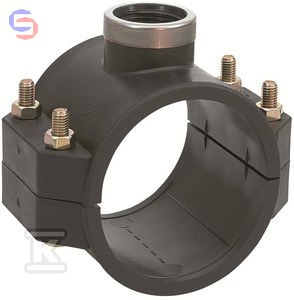 GEBO PLAST Siodło zaciskowe PP 75x5/4" GW 4 śrubunek PN10