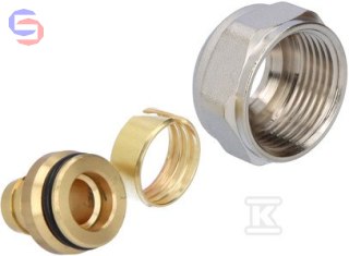 KAN-therm PUSH Śrubunek przyłączny 16x2 G3/4" mosiężny