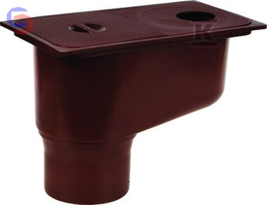 KACZMAREK Karolina Studzienka odpływowa 75x100x110 mm brązowy RAL8017