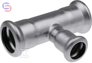 KAN-therm INOX FITTINGS Trójnik redukcyjny 76.1x35x76.1 mm stal nierdzewna