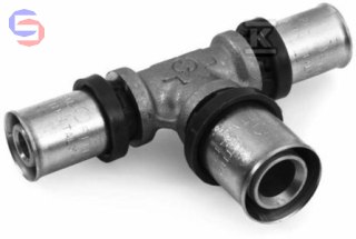 PURMO CLEVERFIT Trójnik redukcyjny 26x32x26 mm