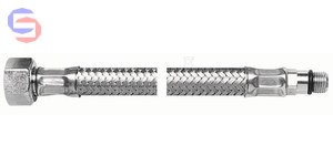 VALVEX VIPER PLUS Wężyk 1/2" M10x1 L60 stal nierdzewna