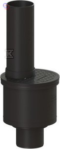 KESSEL Wpust deszczowy tworzywo odpływ pion DN100 0,33x0,24x0,405m