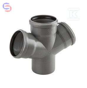 Wavin Czwórnik HT 1-Pł. 50x50x50/67 Popiel Sanitarny