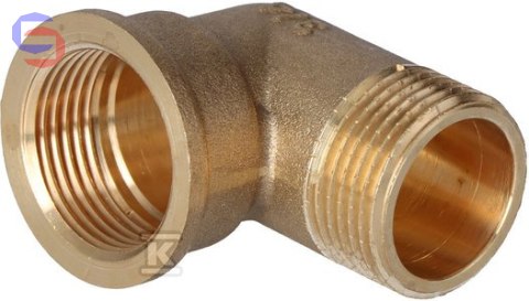 ONNLINE Kolano 90° GWxGZ 3/4" Mosiądz HAO409